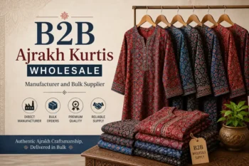 Ajrakh Kurti Wholesaler