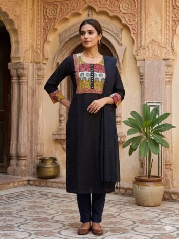Cotton Patchwork Kurti