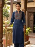 Mashru Silk Plain Kurti