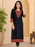 Mirror Work Ajrakh Kurti