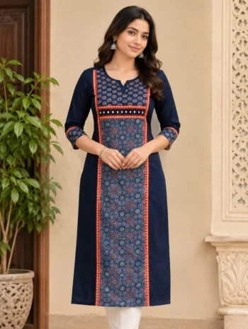Mashru Panel Kurti