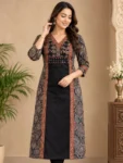 Mashru Silk Printed Kurti
