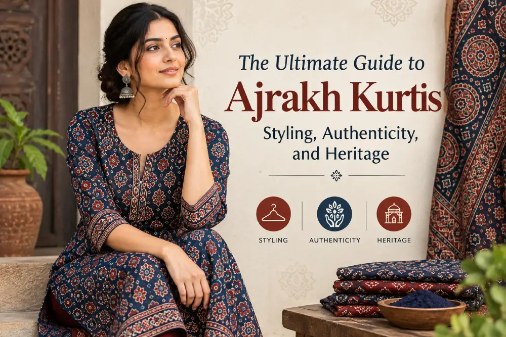 Ajrakh Cotton Kurti