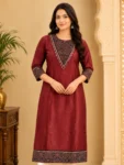 Mirror Work Ajrakh Kurti