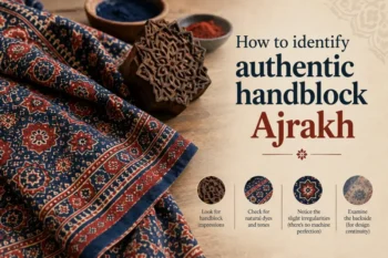 Authentic Handblock Ajrakh vs. Fake Screen Print: 5 Artisan Secrets